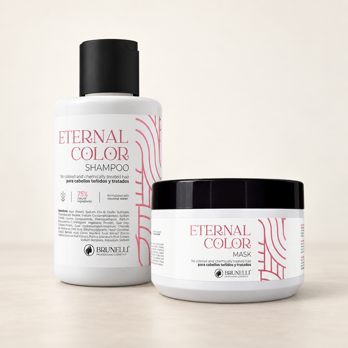 Pack Eternal Color Brunelli con champú y mascarilla